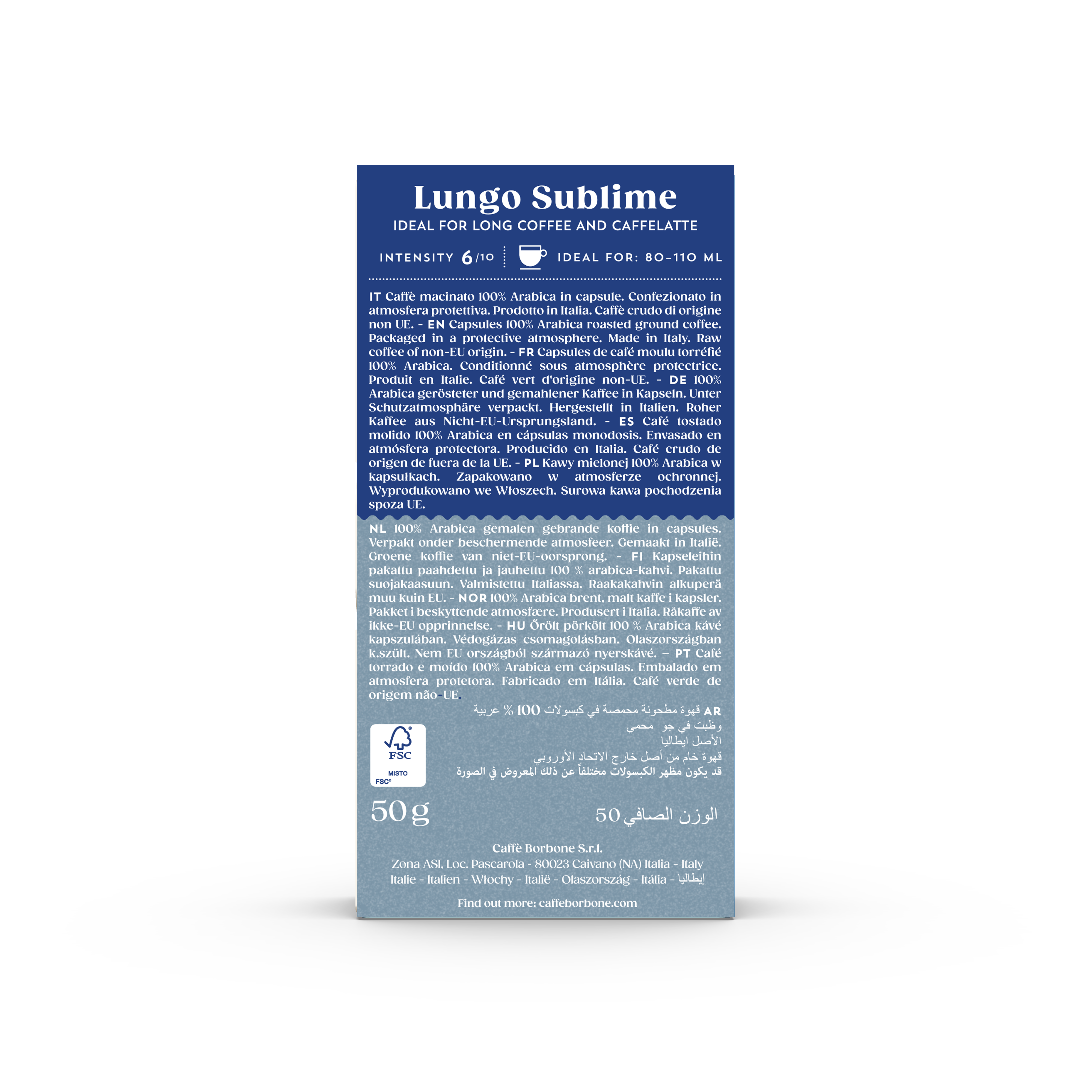 Borbone Lungo Sublime Nespresso® kompatibel* - 10er Pack