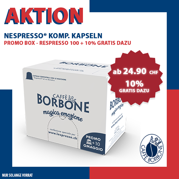 PROMOBOX - Borbone REspresso - 100er+10er Pack
